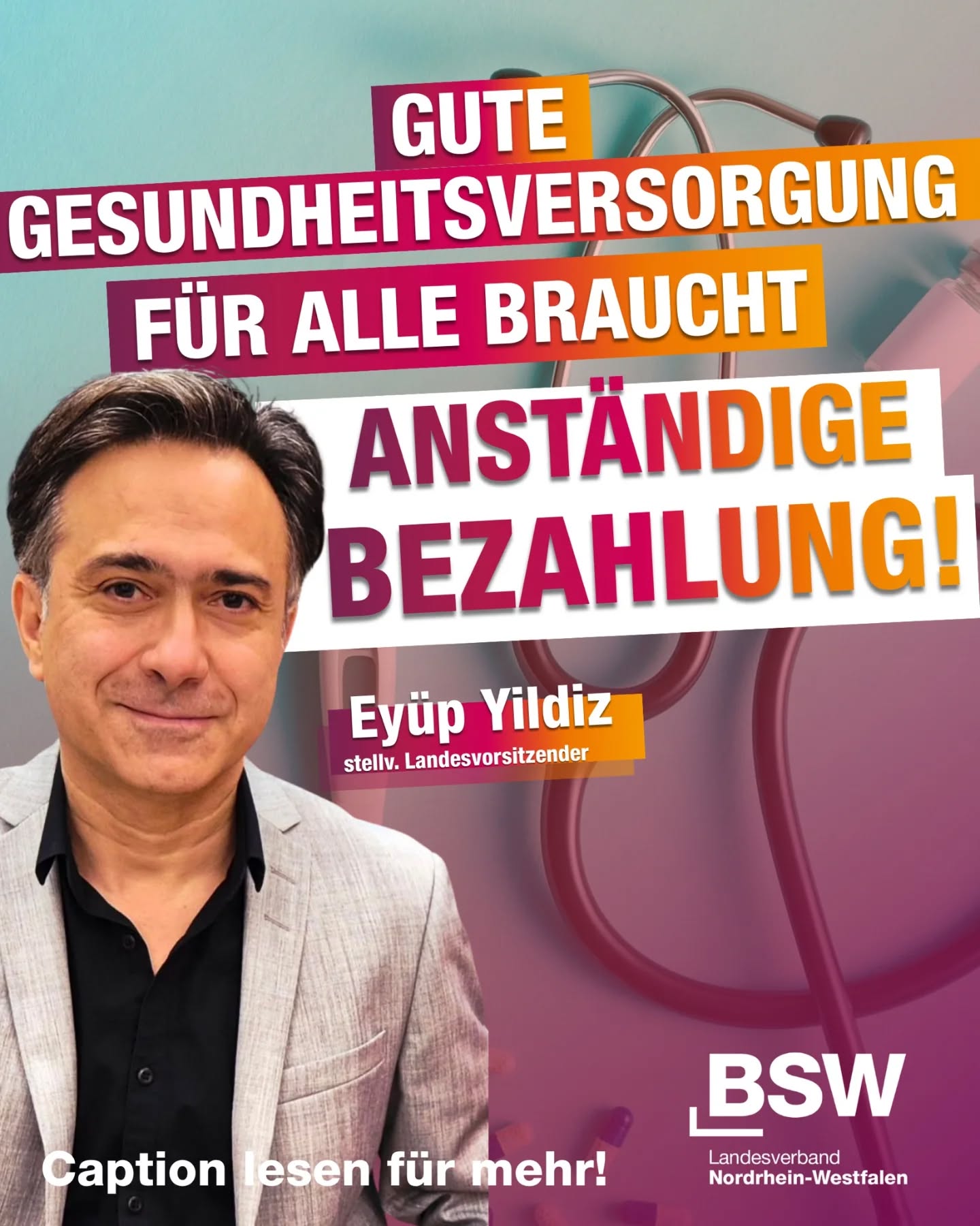 Der stellvertretende Landesvorsitzender Eyüp Yildiz über die Warnstreiks im Gesundheitswesen und die Umkehr von Symptom und Ursache