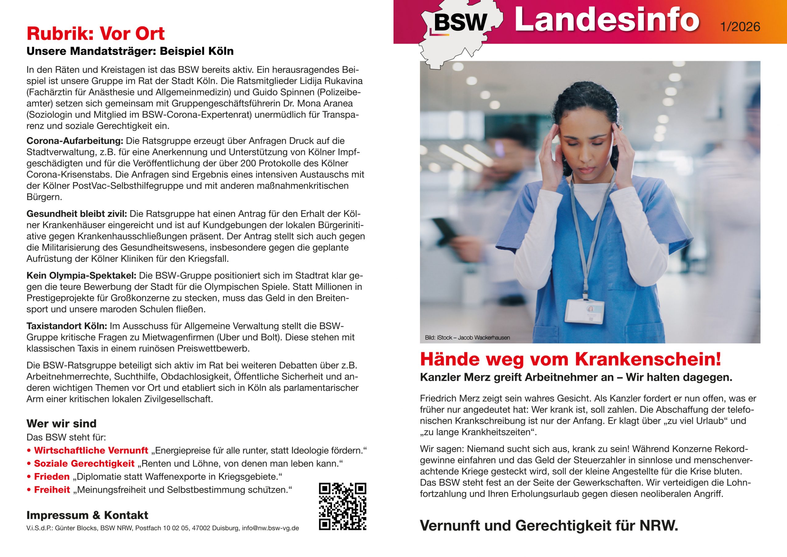 Landesinfo BSW NRW 01/2026, Außenseiten, 1mm Beschnitt