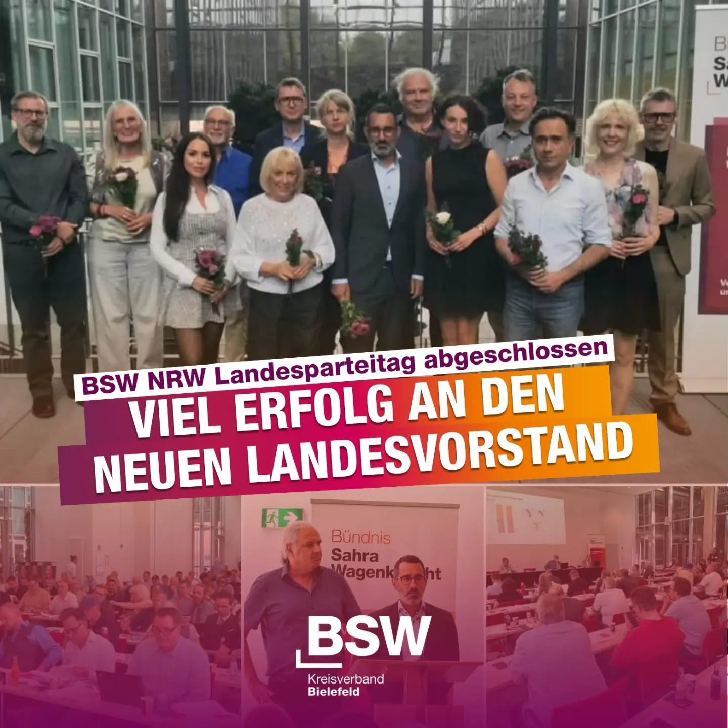 BSW NRW: Geschlossen in den Landtagswahlkampf